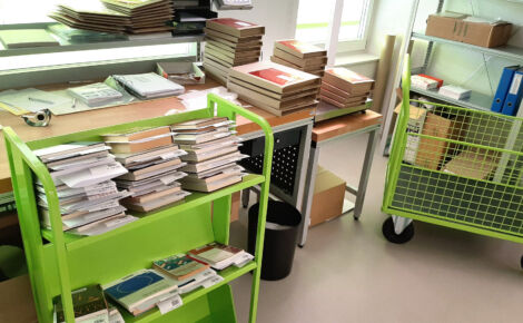Bestellungen in Zeiten von Covid-19 vor Verpackung